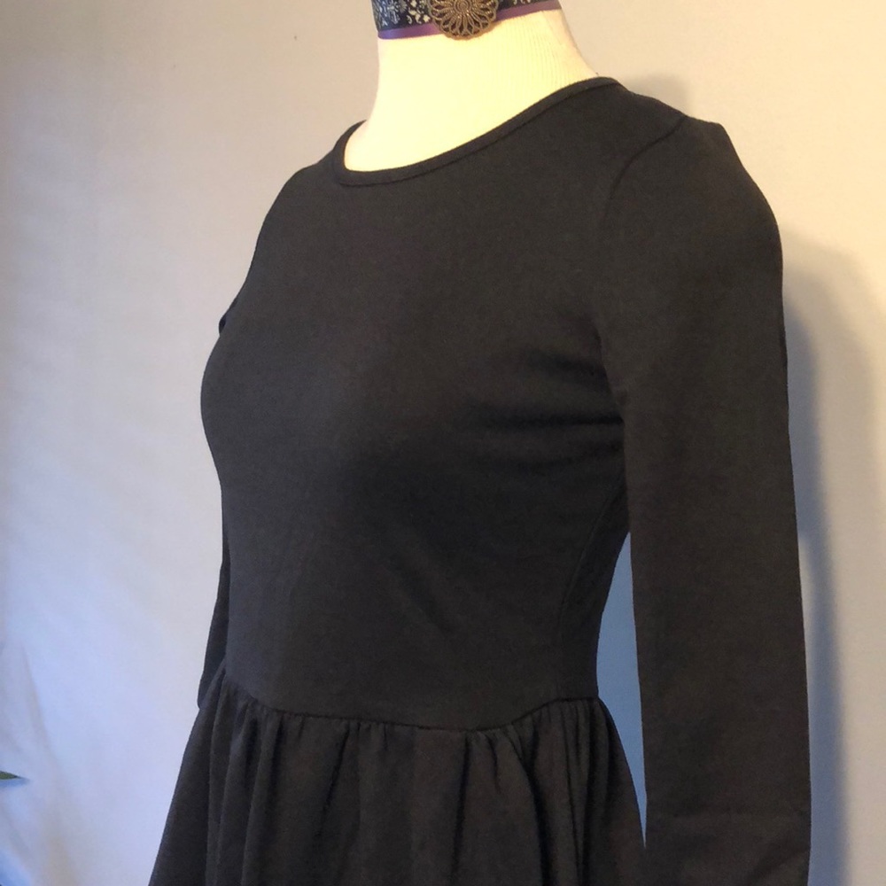 ASOS Women Sm Black 3/4 Sleeve Dress - Picture 2 of 4